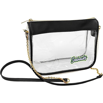 Seattle Seahawks Hype Stadium Crossbody Clear Bag