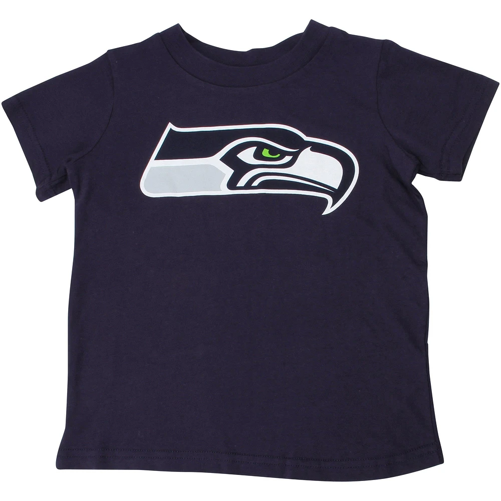 T-Shirt Seattle Seahawks Infant Team Logo - Bleu Marine Collège