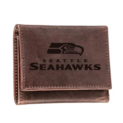 Seattle Seahawks Leather Team Tri-Fold Wallet