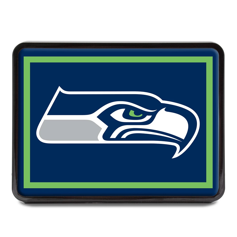 Seattle Seahawks Logo 1.25" x 2" Universal Plastic Hitch Cover