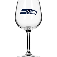 Seattle Seahawks Logo 12oz. Stemmed Wine Glass