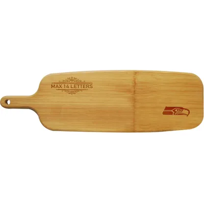 Seattle Seahawks Personalized Bamboo Paddle Serving Board