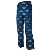 Seattle Seahawks Preschool Allover Logo Flannel Pajama Pants - Navy Blue