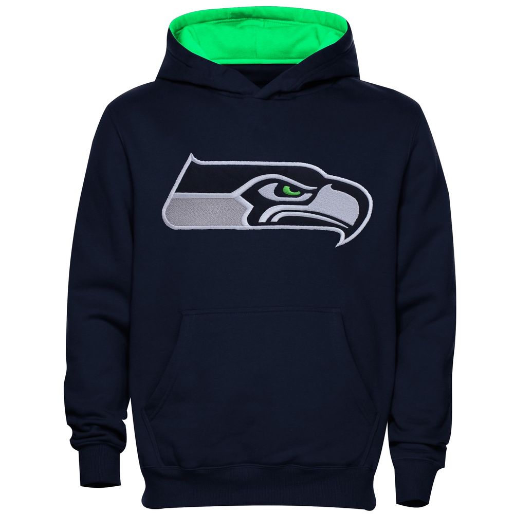 Seattle Seahawks Preschool Fan Gear Primary Logo Pullover Hoodie - College Navy