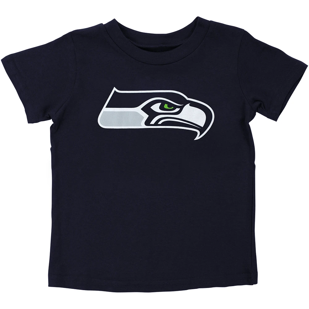 T-shirt avec logo de l'équipe préscolaire Seattle Seahawks - College Navy