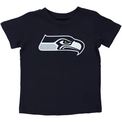 Seattle Seahawks Preschool Team Logo T-Shirt - College Navy