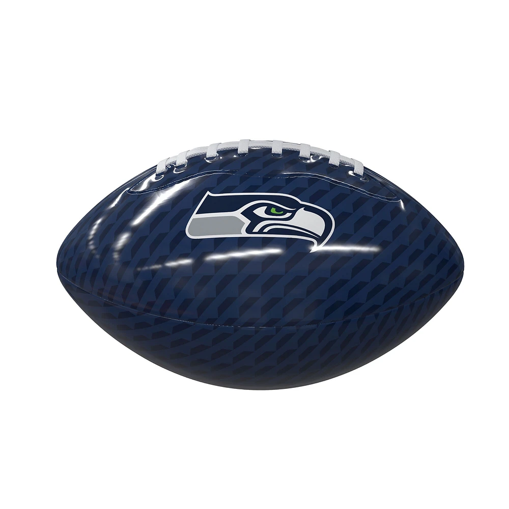 Mini ballon de football en caoutchouc brillant des Seahawks de Seattle