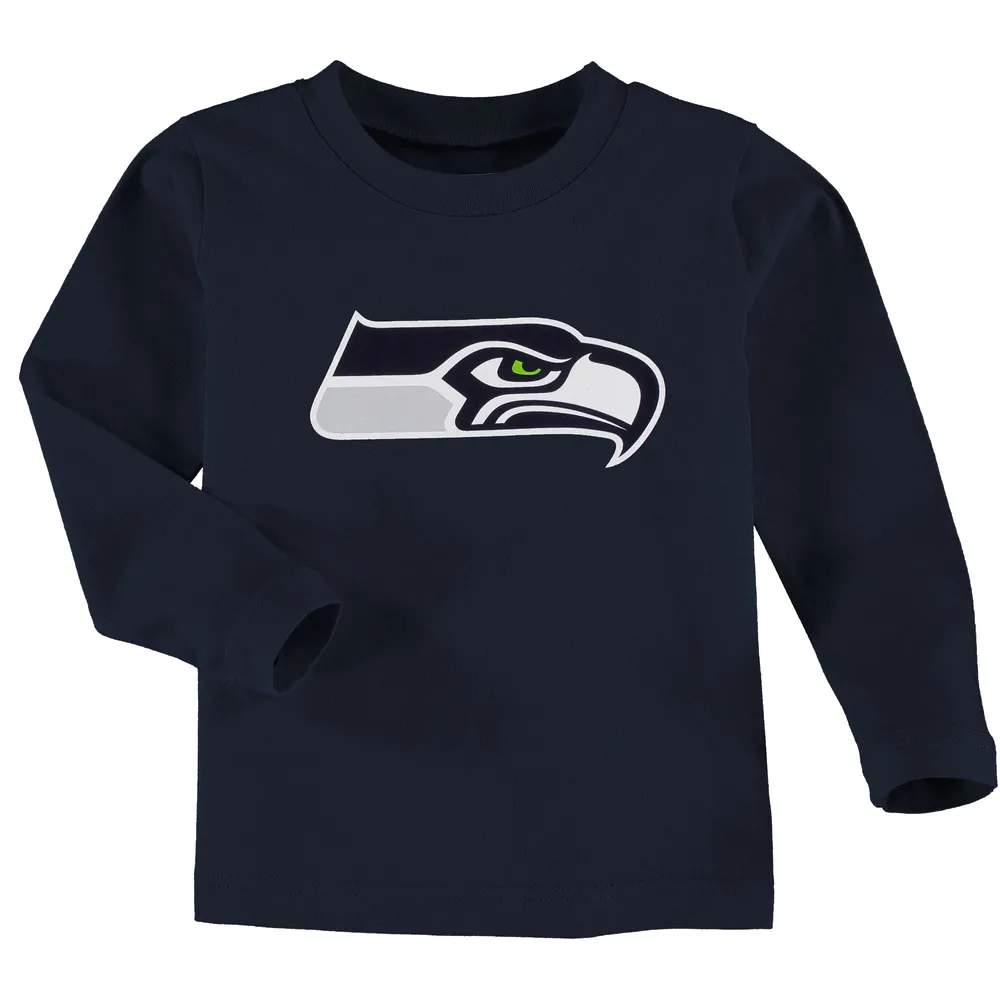 Seattle Seahawks Fanatics Branded Squad Long Sleeve T-Shirt - College Navy