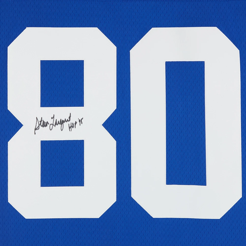 Steve Largent Seattle Seahawks Autographed 1985 Mitchell & Ness Royal Replica Jersey with "HOF '95" Inscription