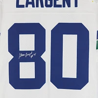 Steve Largent Seattle Seahawks Autographed 1985 Mitchell & Ness White Replica Jersey with "HOF '95" Inscription