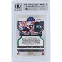 Steve Largent Seattle Seahawks Autographed 2021 Panini Prizm Silver #51 Beckett Fanatics Witnessed Authenticated 9/10 Card with "HOF 95" Inscription