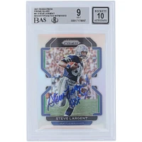 Steve Largent Seattle Seahawks Autographed 2021 Panini Prizm Silver #51 Beckett Fanatics Witnessed Authenticated 9/10 Card with "HOF 95" Inscription