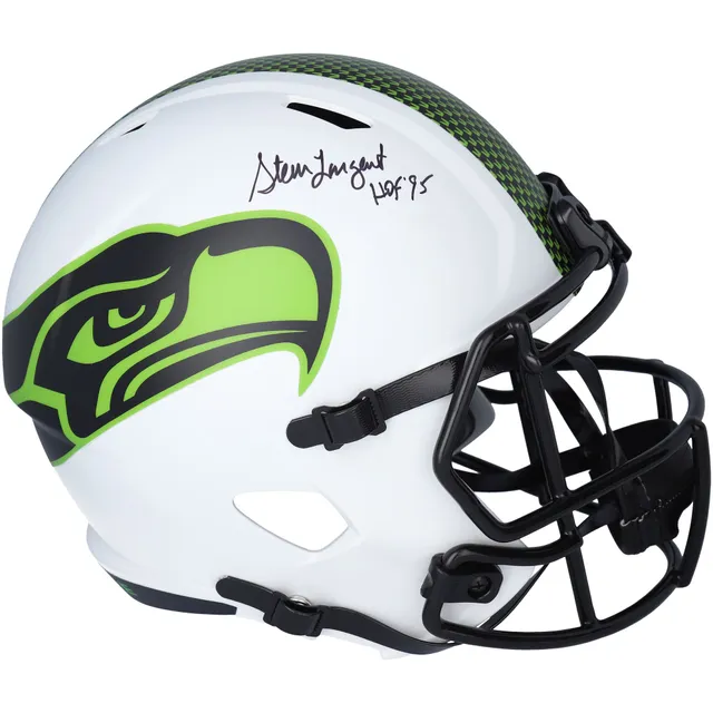 Steve Largent Seattle Seahawks Autographed White Replica Mitchell