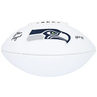 Steve Largent Seattle Seahawks Autographed White Panel Football with "HOF 95" Inscription