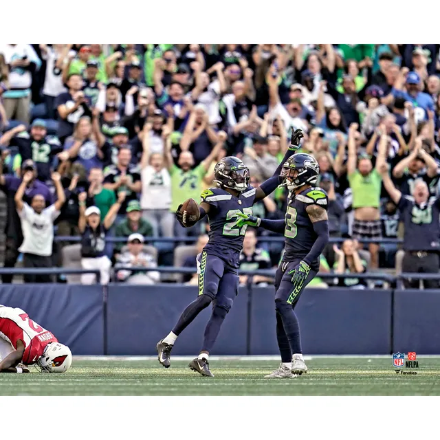 Lids Tariq Woolen Seattle Seahawks Fanatics Authentic Unsigned Celebrates  an Interception Photograph