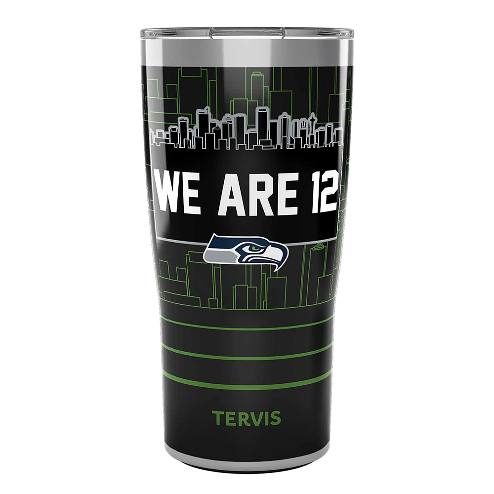 Tervis Seahawks de Seattle 20oz. Nous sommes 12 Gobelet en acier inoxydable à couvercle coulissant