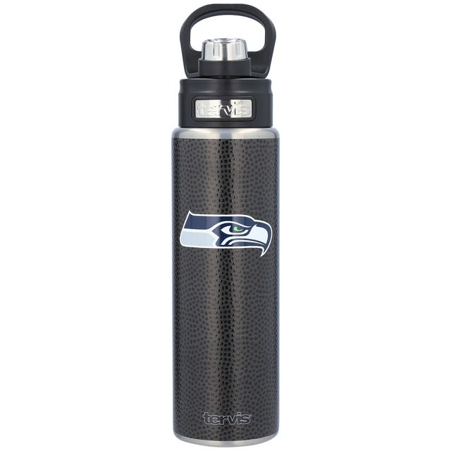 Tervis Seattle Seahawks 24oz. Bouteille d'eau en cuir à large goulot