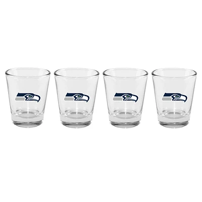 The Memory Company Seattle Seahawks 4-Pack 2oz. Shot Glass Set