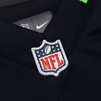 Maillot de match Nike 12s Seattle Seahawks pour tout-petit, bleu marine