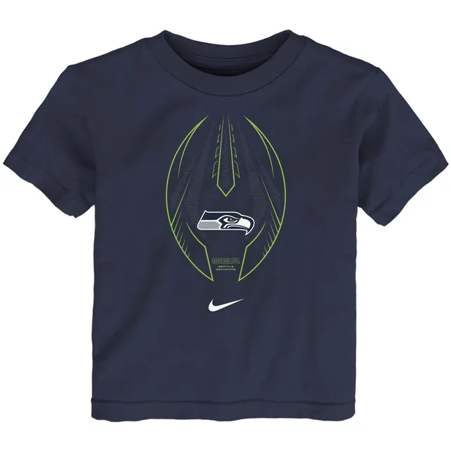 Seattle Seahawks Toddler Team Logo Long Sleeve T-Shirt - College Navy