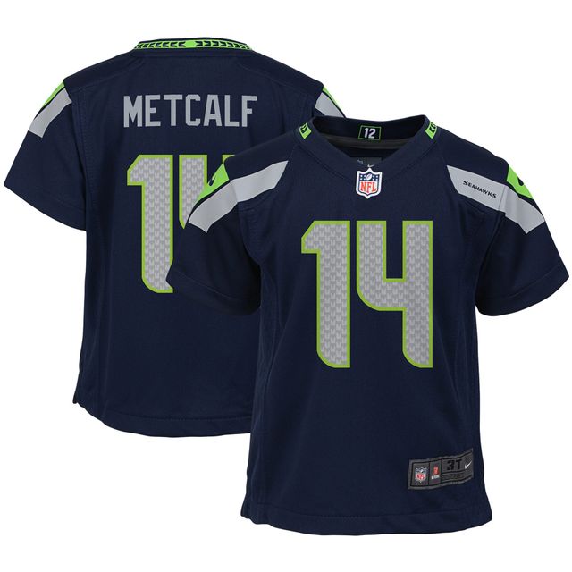 Match pour tout-petit Nike DK Metcalf College Navy Seattle Seahawks - Maillot