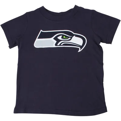 Seattle Seahawks Toddler Team Logo T-Shirt - College Navy
