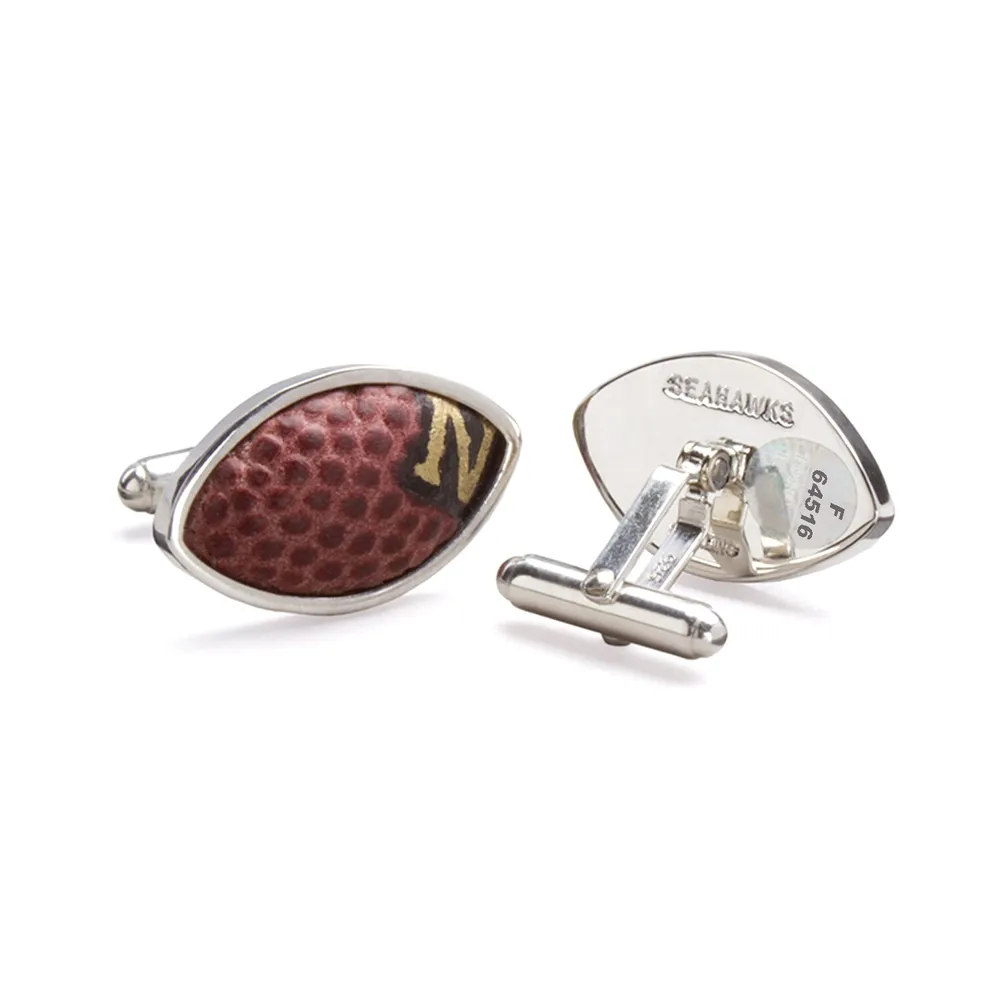 Lids Seattle Seahawks Tokens & Icons Game-Used Football Cuff Links