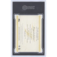 Tyler Lockett Seattle Seahawks Autographié 2015 Topps Definitive Jumbo Glove Relic #DC-24 #1/1 SGC Authentifié 10/10 Rookie Card