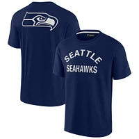 Unisex Fanatics Navy Seattle Seahawks Elements Super Soft Short Sleeve T-Shirt