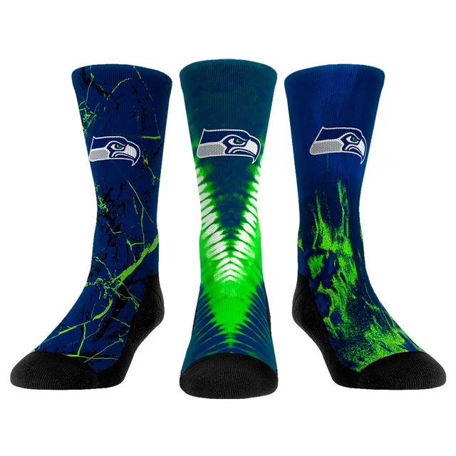 Lids Seattle Seahawks Rock Em Socks Fuzzy Crew Socks - Pink