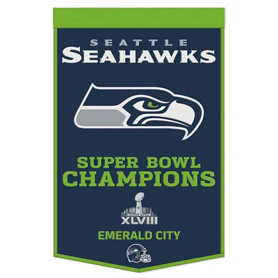 Bannière de championnat WinCraft Seattle Seahawks 24" x 38"