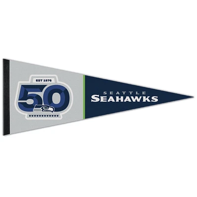 WinCraft Seattle Seahawks 50e anniversaire Fanion Premium 12" x 30"