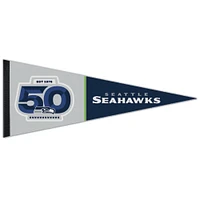 WinCraft Seattle Seahawks 50e anniversaire Fanion Premium 12" x 30"