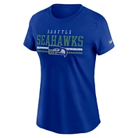 Women's Nike  Royal Seattle Seahawks Historic T-Shirt