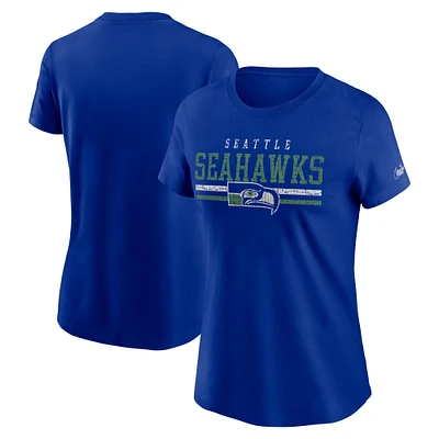 Women's Nike  Royal Seattle Seahawks Historic T-Shirt