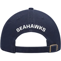 Women's '47 College Navy Seattle Seahawks Finley Clean Up Adjustable Hat