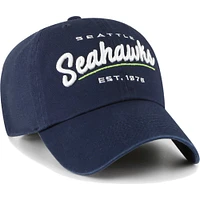 Casquette réglable '47 College Navy Seattle Seahawks Sidney Clean Up pour femme