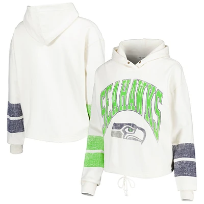 Chandail à capuchon '47 Oatmeal Seattle Seahawks Harper pour femme