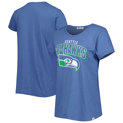 Women's '47 Royal Seattle Seahawks Treasure Frankie T-Shirt