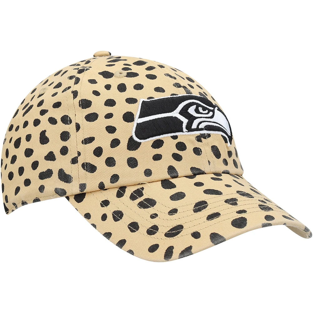 Casquette réglable '47 Seattle Seahawks Cheetah Clean Up pour femme