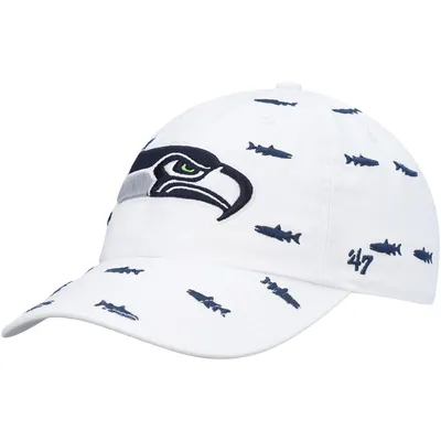 Seattle Seahawks '47 Women's Confetti Clean Up Adjustable Hat - White