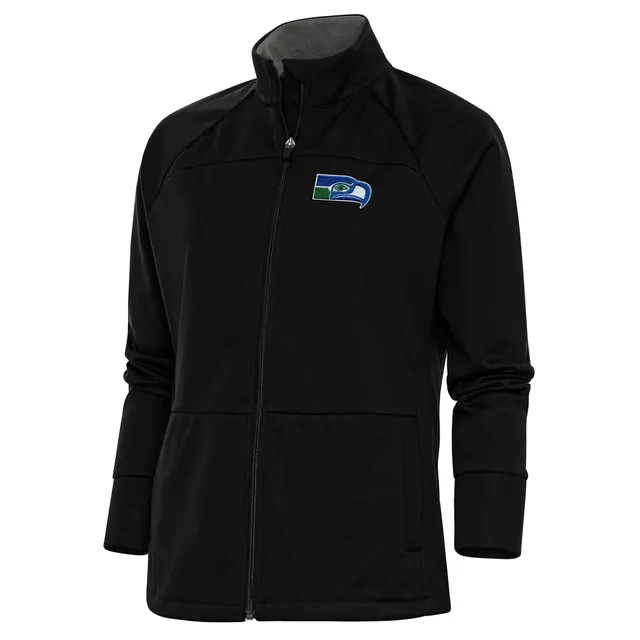 Lids Seattle Seahawks Antigua Women's Course Full-Zip Jacket - Oatmeal