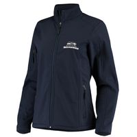 Women's College Navy Seattle Seahawks Full-Zip Sonoma Softshell Jacket