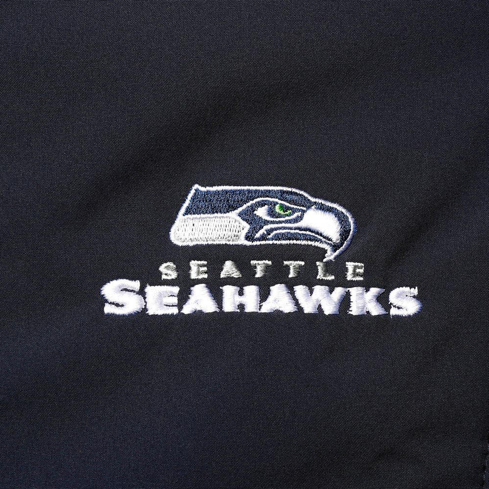 Women's College Navy Seattle Seahawks Full-Zip Sonoma Softshell Jacket