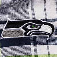Pantalon en flanelle Seattle Seahawks Accolade Concepts Sport College bleu marine/vert fluo pour femme