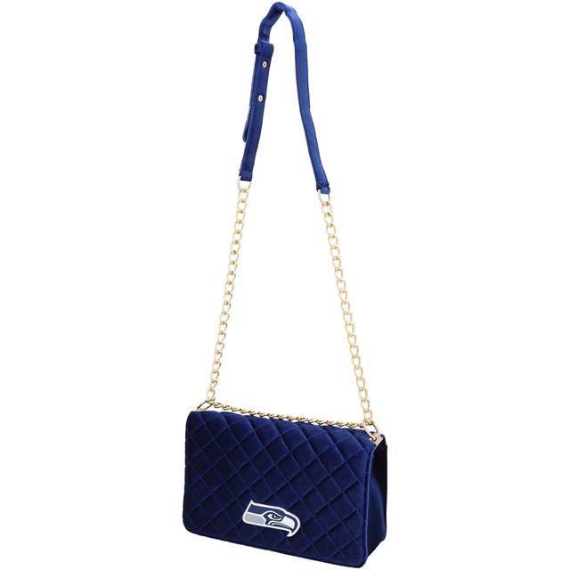 Sac de couleur de l'équipe Cuce Seattle Seahawks en velours pour femmes