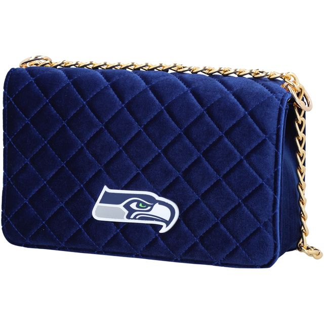 Sac de couleur de l'équipe Cuce Seattle Seahawks en velours pour femmes