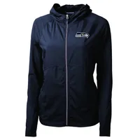 Women's Wear by Erin Andrews Navy/White Chicago Bears Color-Block Full-Zip Hoodie Size: Extra Large