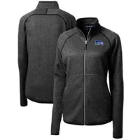 Women's Cutter & Buck Black Seattle Seahawks Throwback Logo Vapor Full-Zip Rain Jacket Size: Extra Large