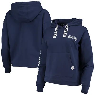 New Era Seahawks College Reverse Full-Zip Hoodie - Women's